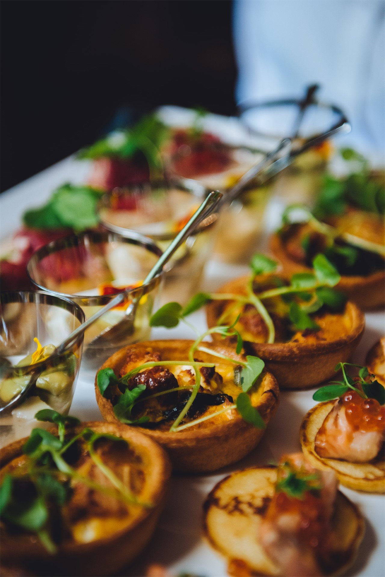 Verschillende canapes