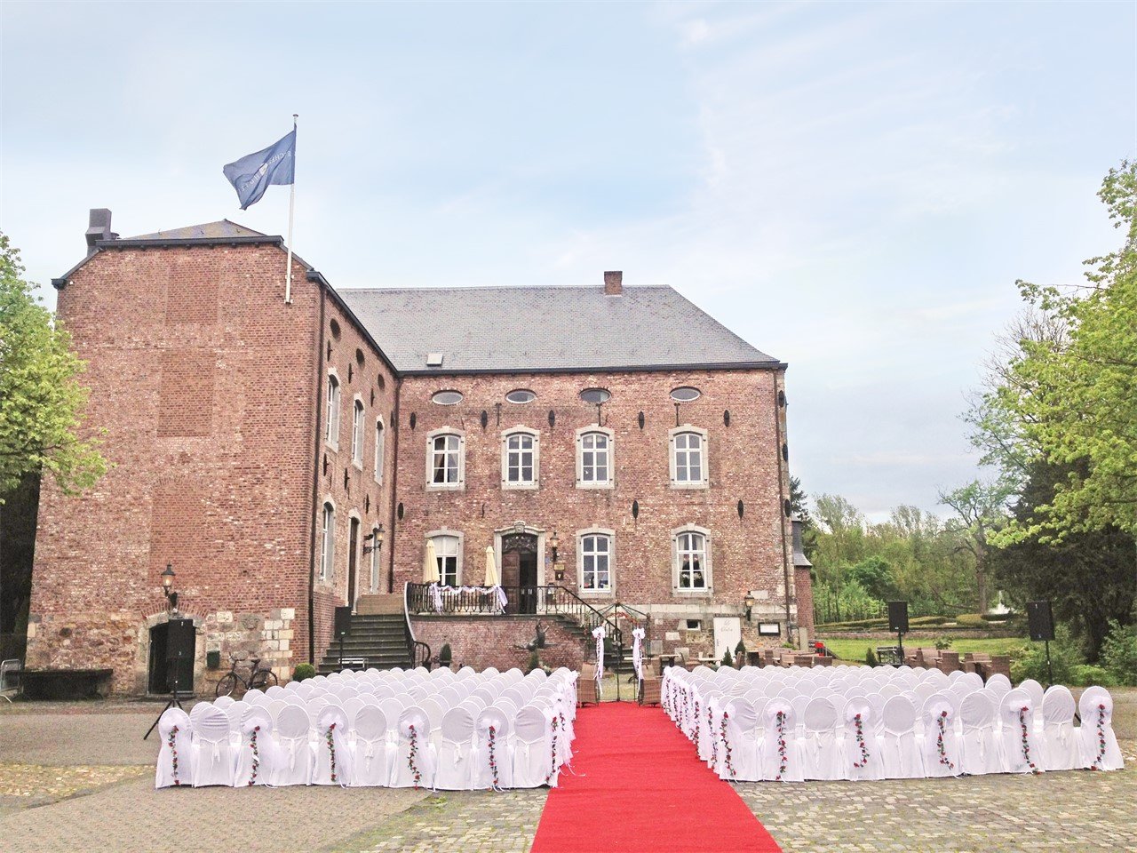 Ceremonie opstelling Kasteel