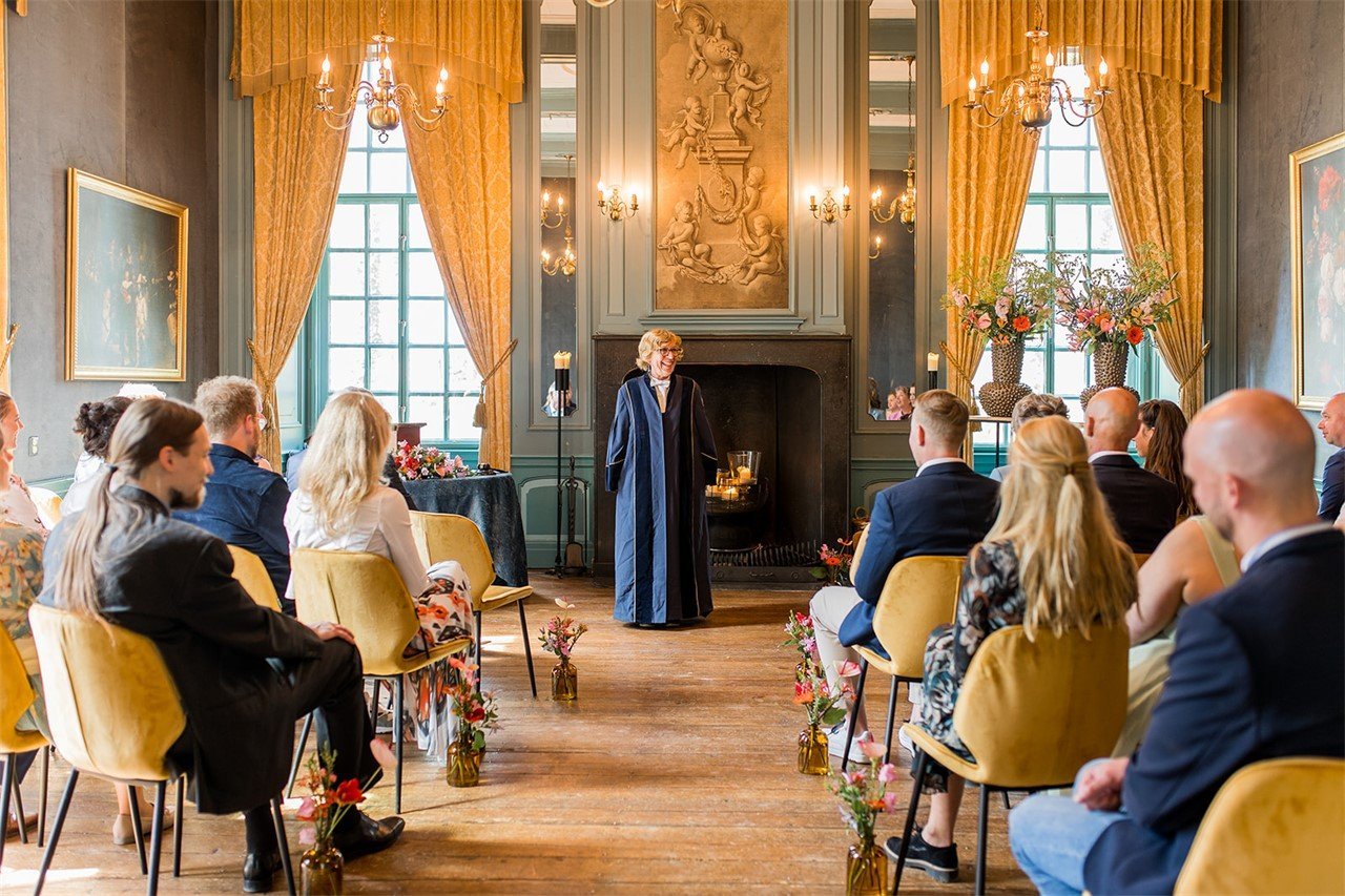 Trouwen in de Blauwe Salon