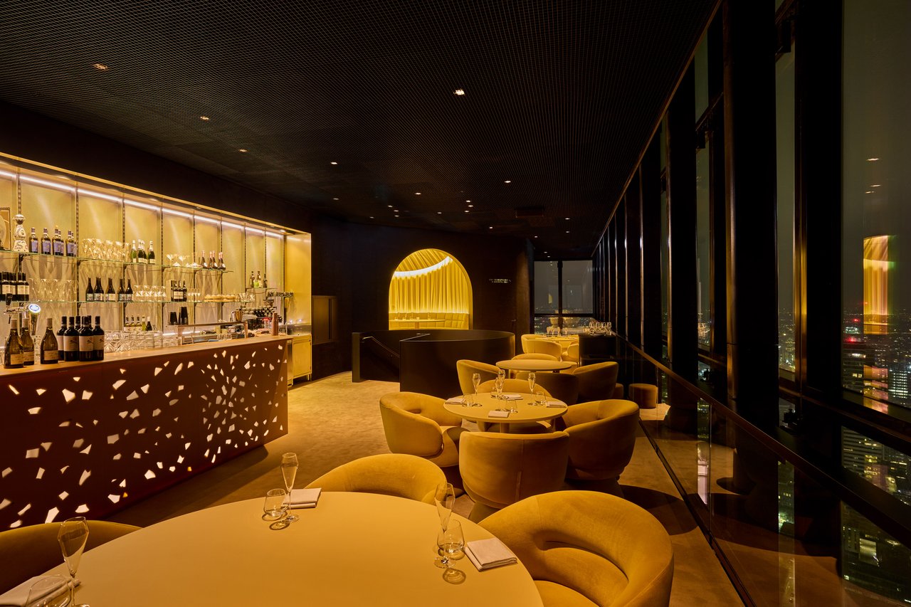 Restaurant Celest in de avond