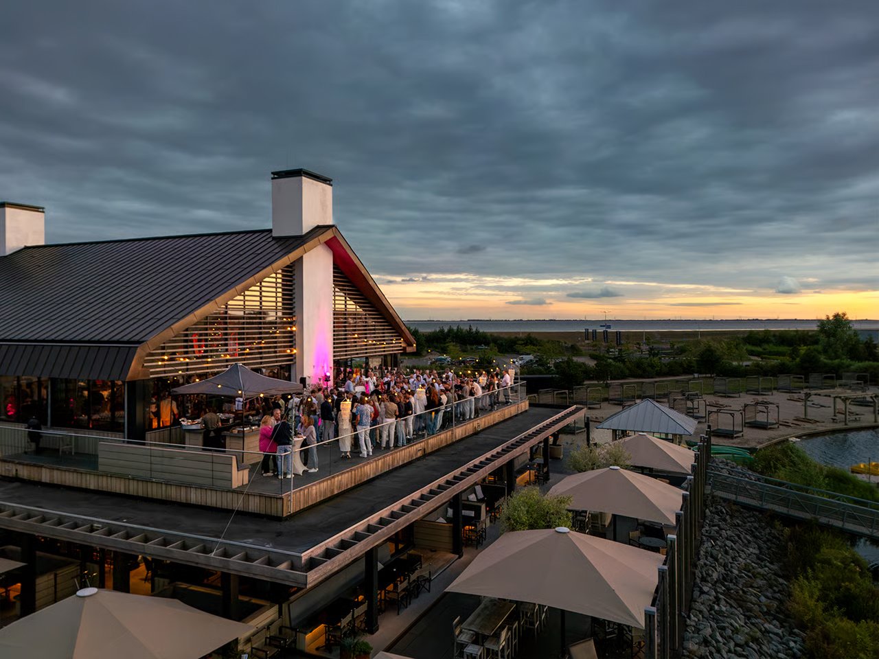 Rooftop feest