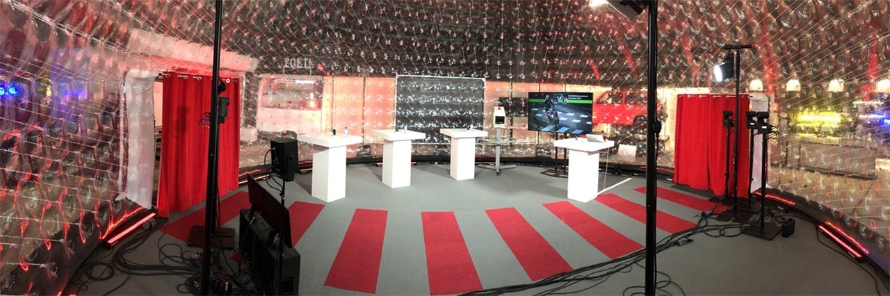Kermis op de Basis - Grote dome als studio