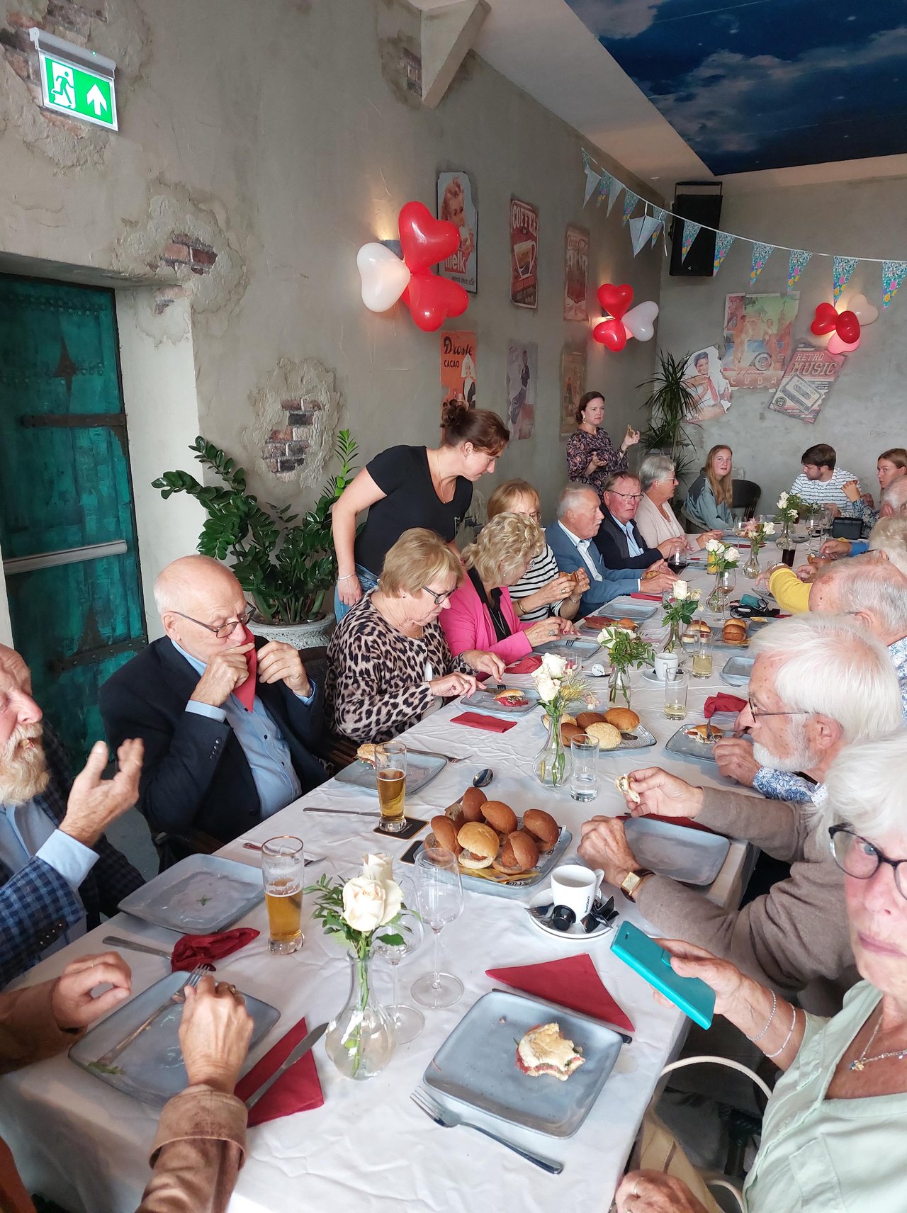 Feest met lunch
