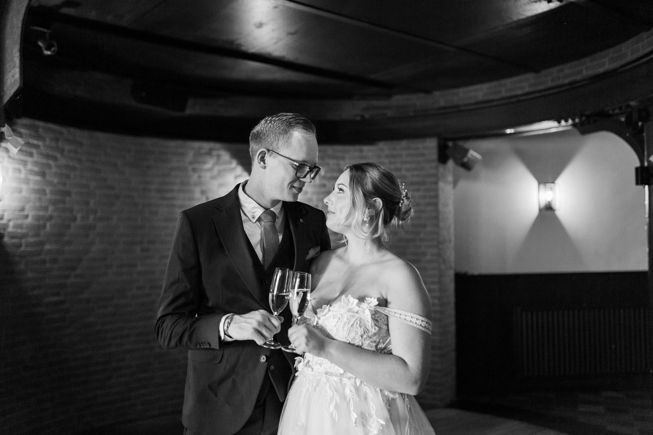 Feest in het blushuis van de Kalkovens