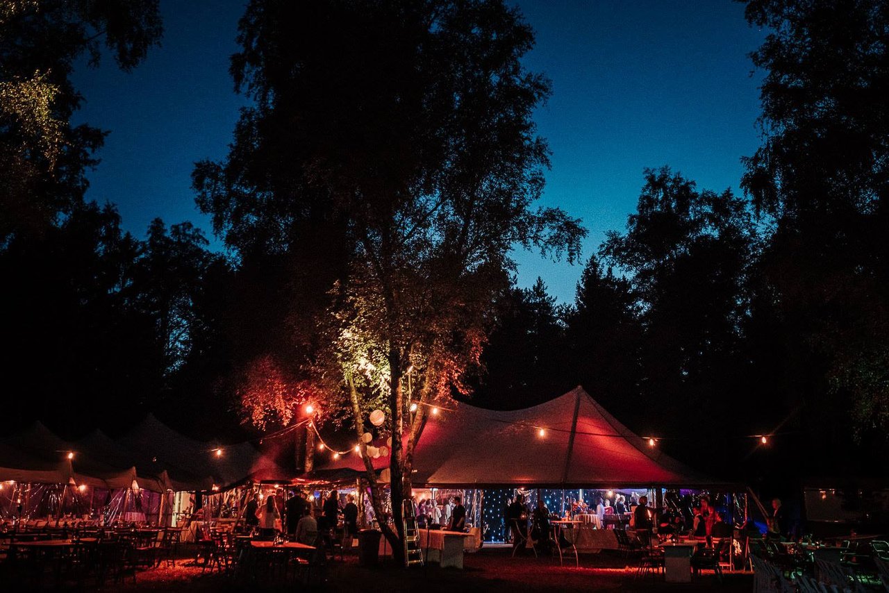 Feel Good TentEvent Sfeervol verlicht