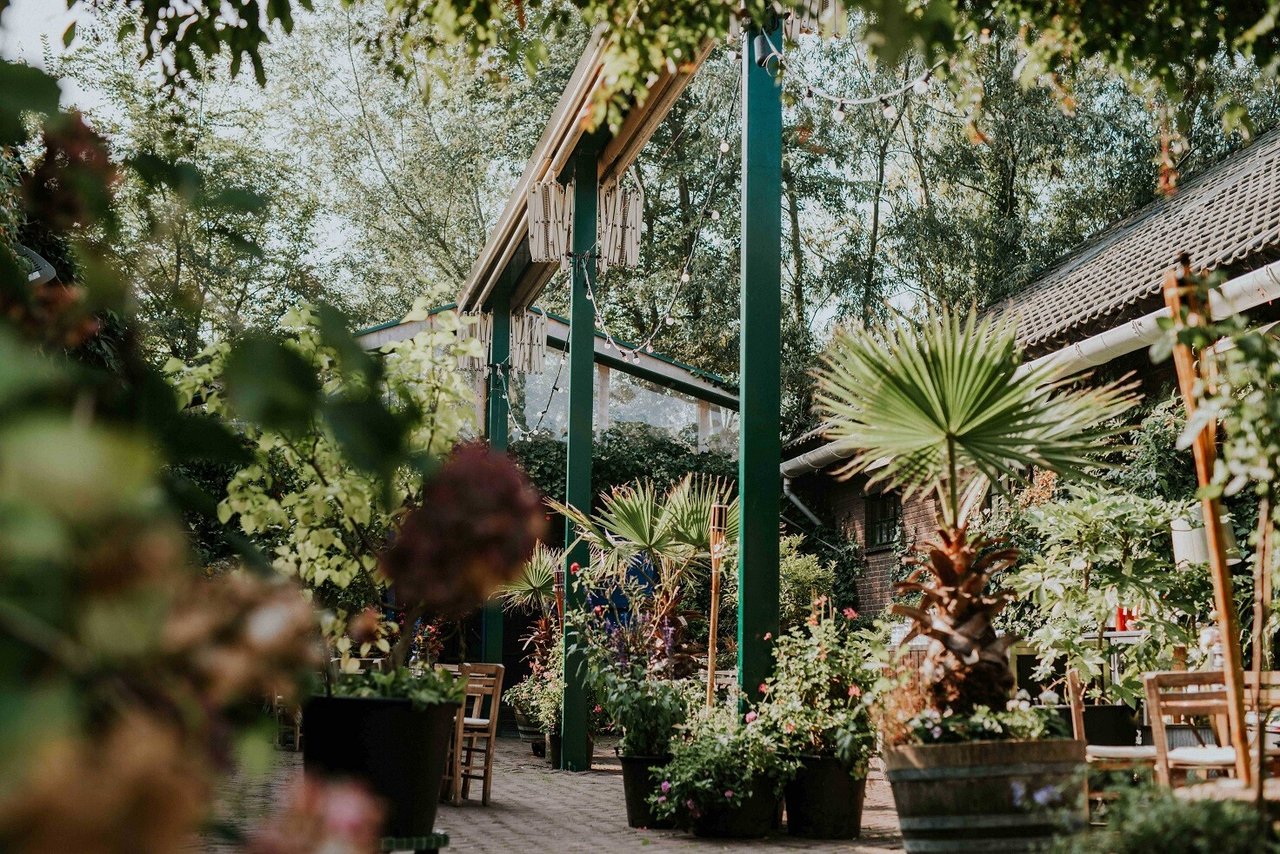 Binnentuin nazomer