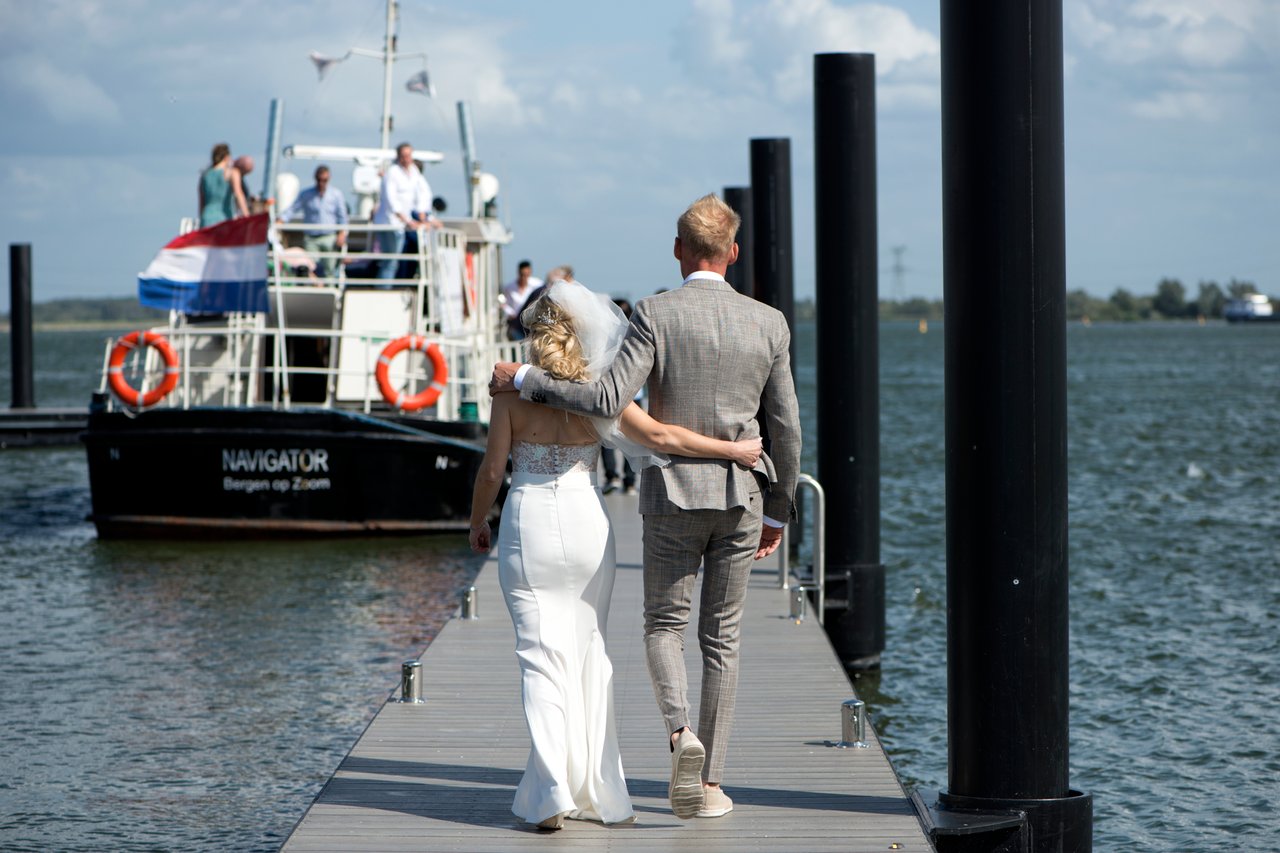 Bruiloft Oesterdam - varen