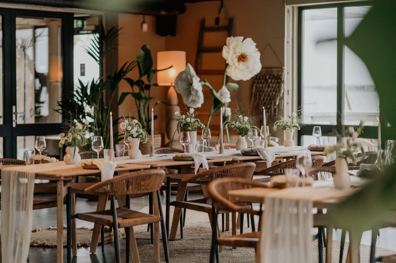 Het Restaurant in luxe dineropstelling 