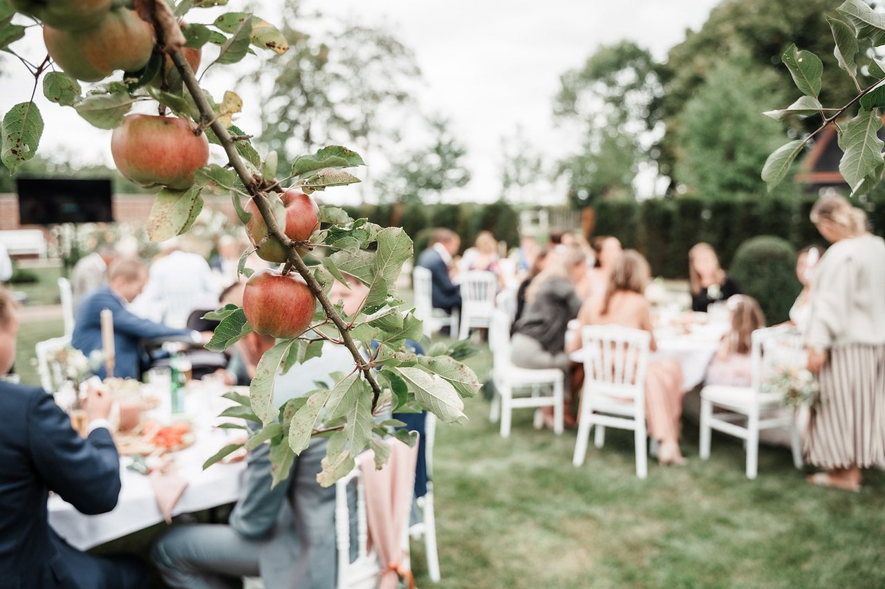 Diner in de Formele tuin 