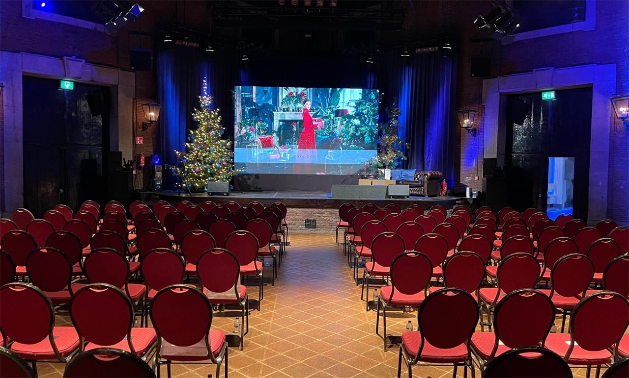 Kerst presentatie Rituals Binnenplaats