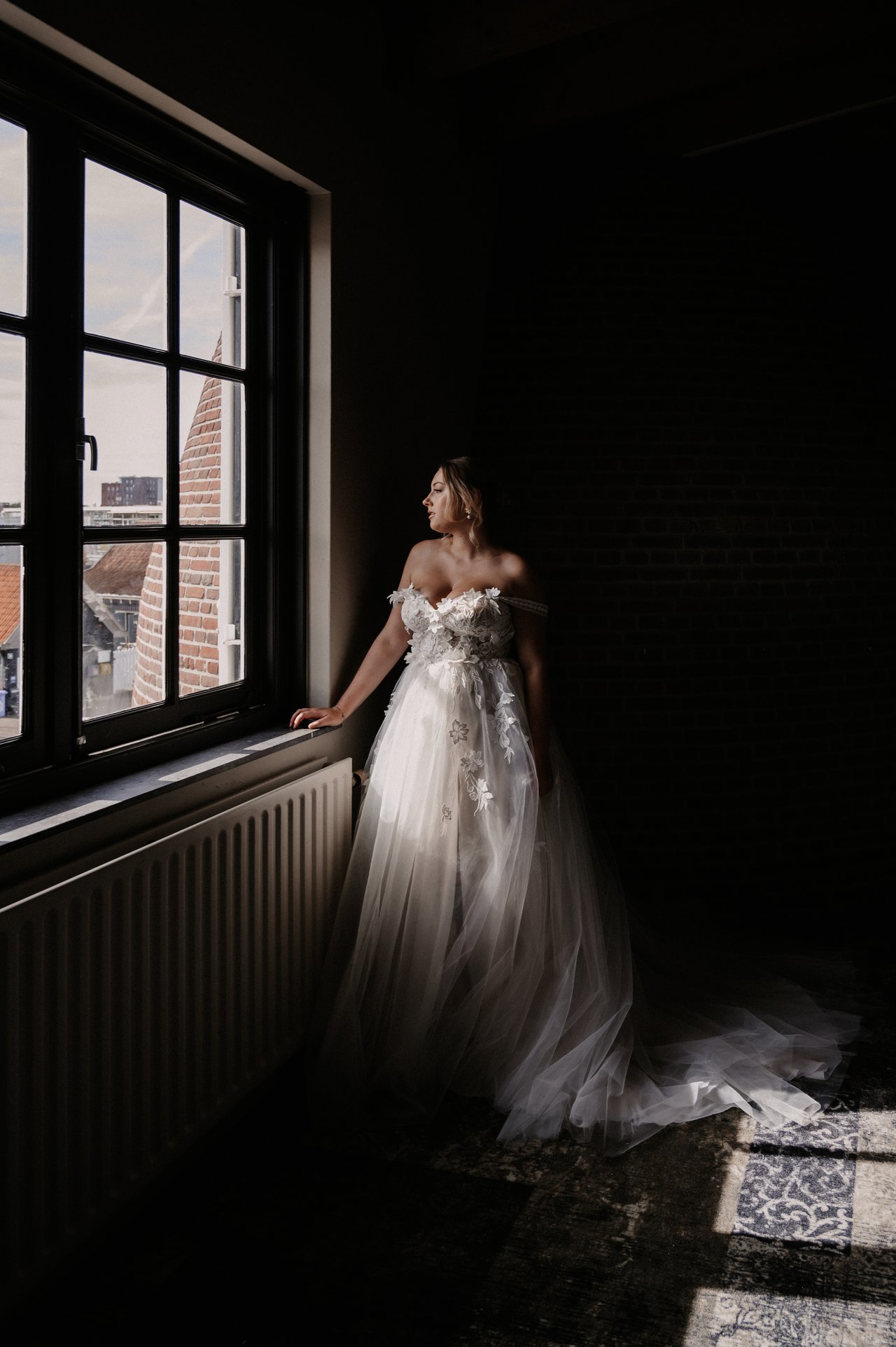 Fotoshoot op de tussenzolder 