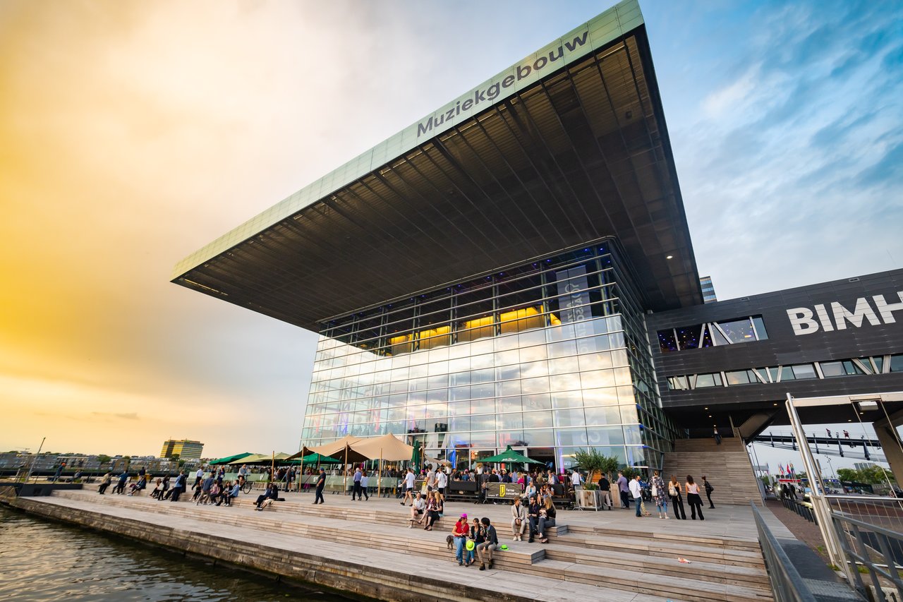 Muziekgebouw aan het IJ - Terras