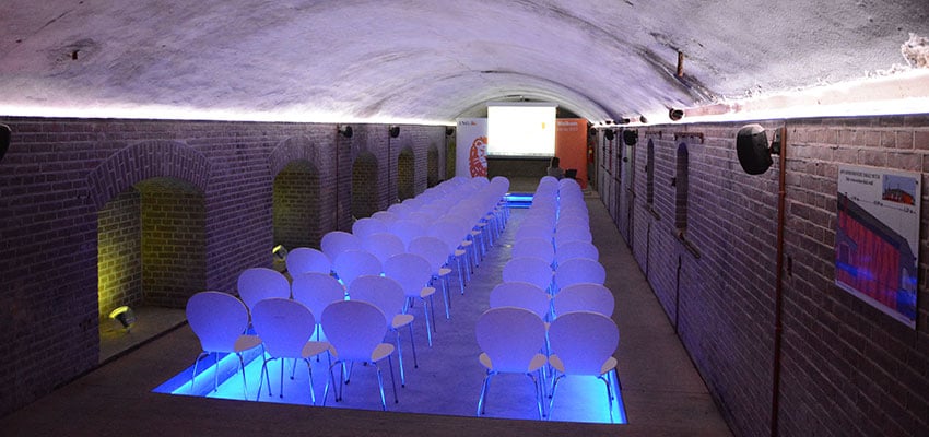 Waterbassin op pampus