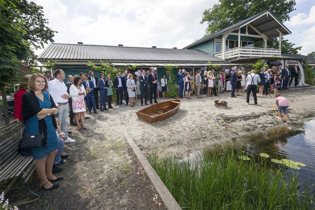 Ontvangst bruidspaar