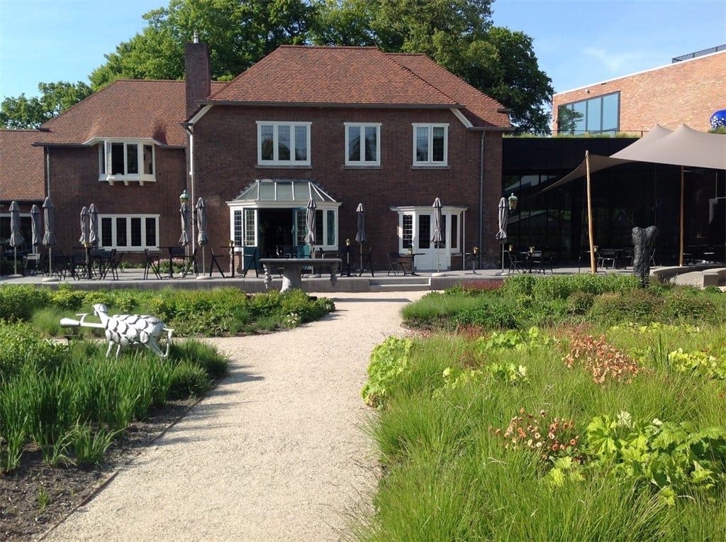 Villa en tuin