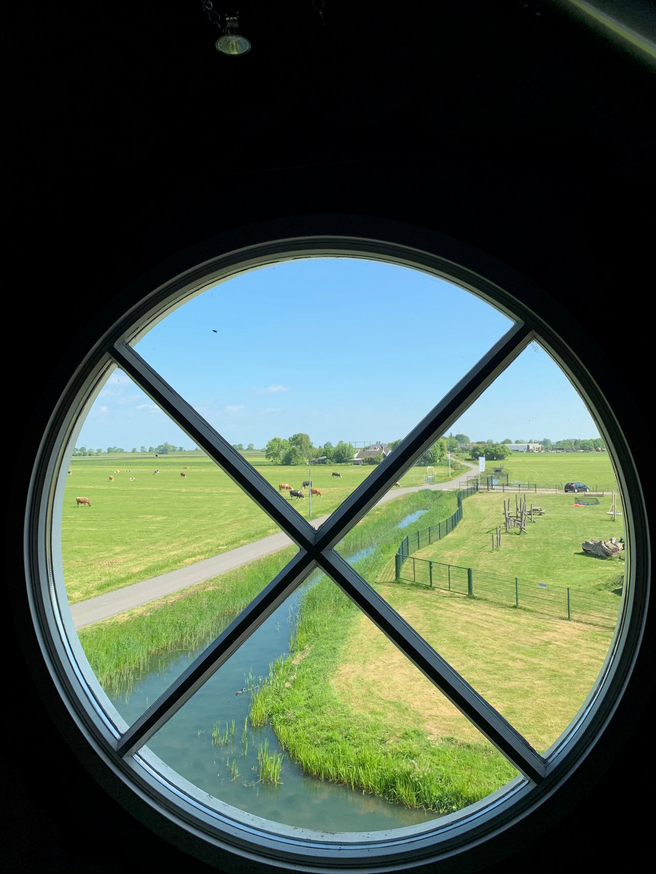 Uitzicht over de weilanden vanuit Het Gemaal van Muiden.jpeg