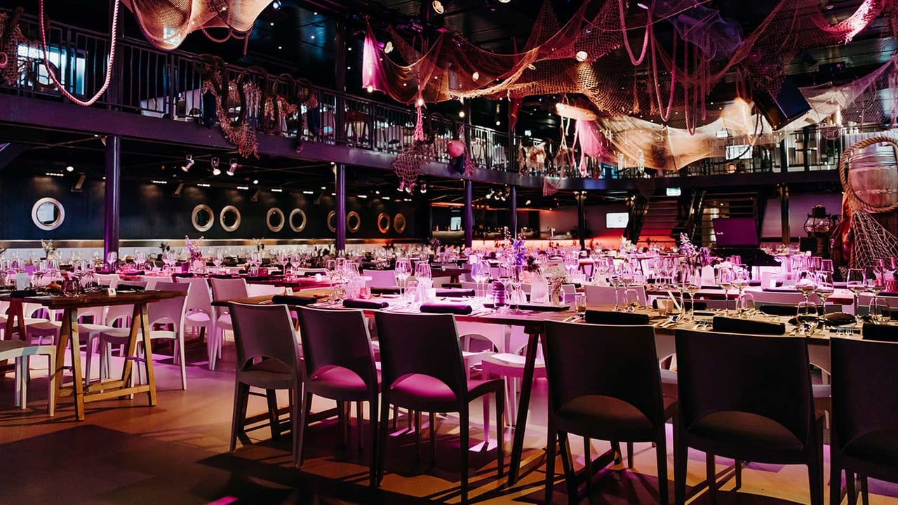 Bedrijfsdiner met waterthema Oceandiva Original