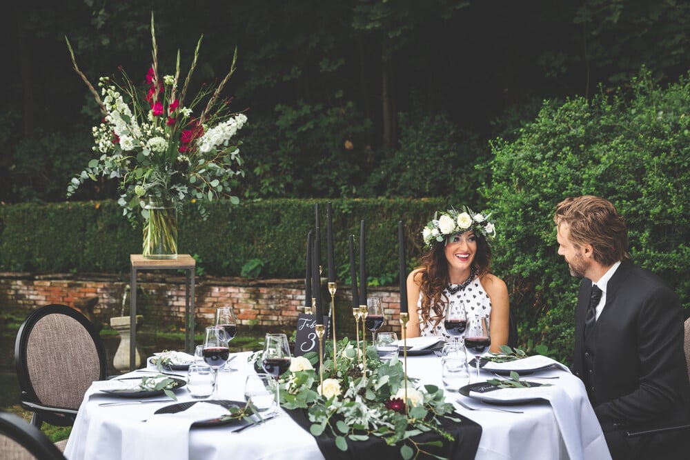 Buiten diner De Witte Raaf 