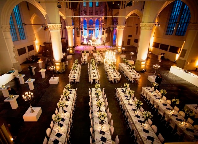 Diner lange tafels 200 pax