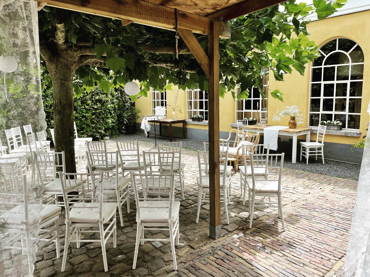 Trouwen in de patio 