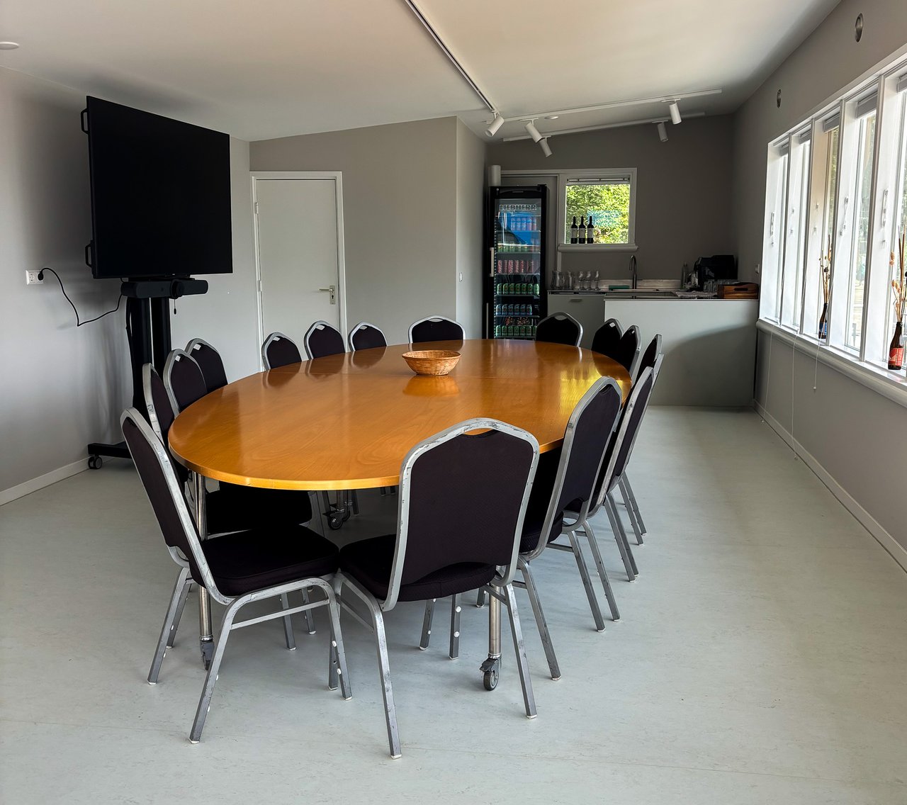 Boardroom opstelling kop van de bosbaan