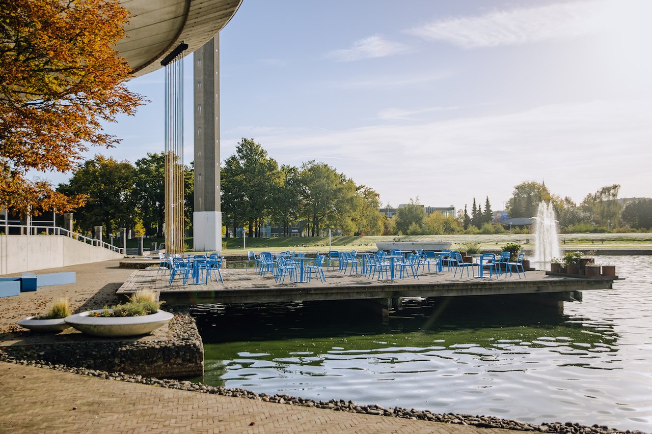 Terras vlonder Evoluon