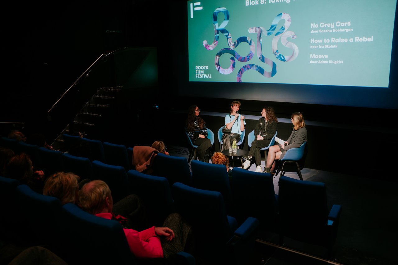 Zaal 2: Q&A tijdens ROOTS Film Festival