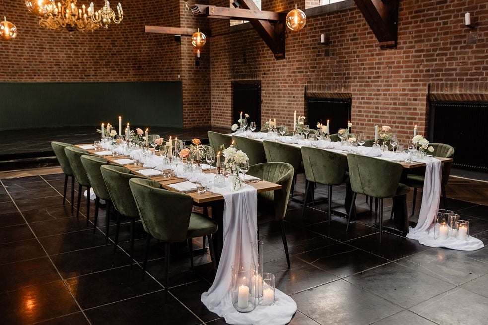Diner opstelling in de kapel
