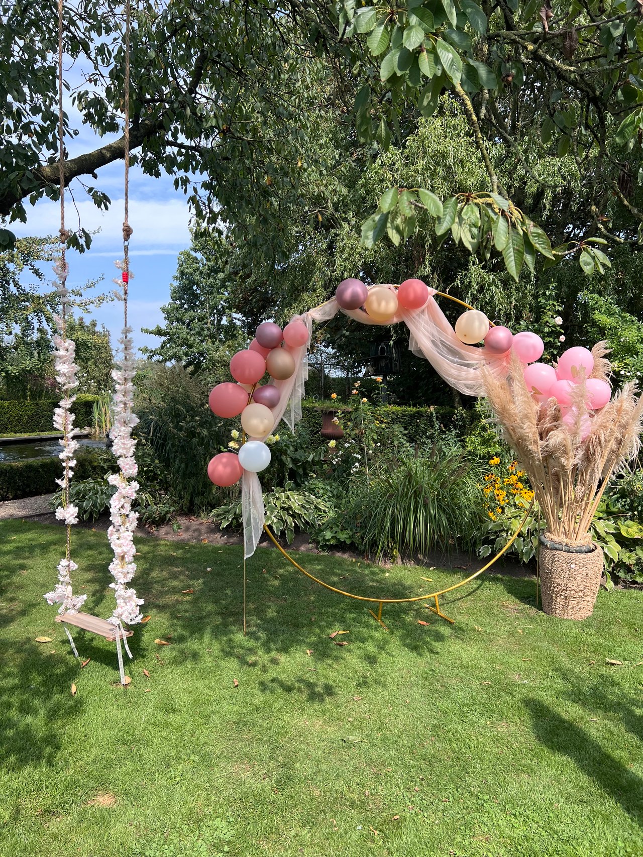 Receptie ballon boog