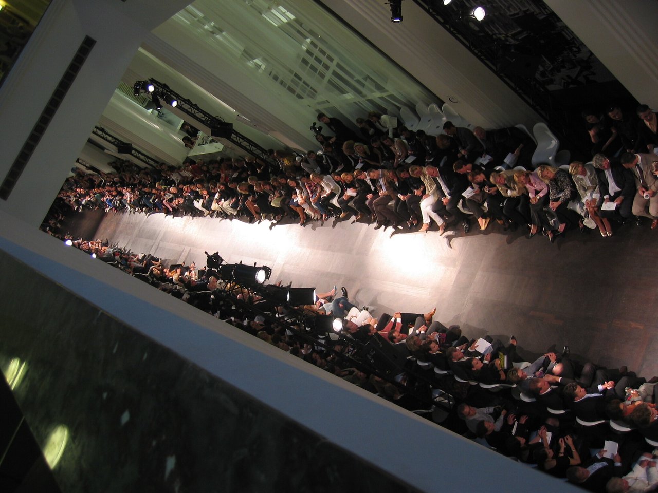 Centrale Hal / Atrium in De Bazel - modeshow