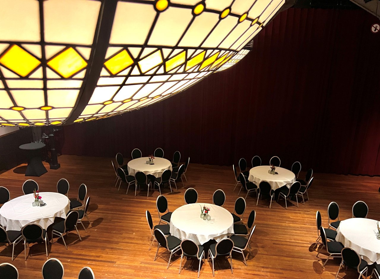 Theaterzaal receptie of diner