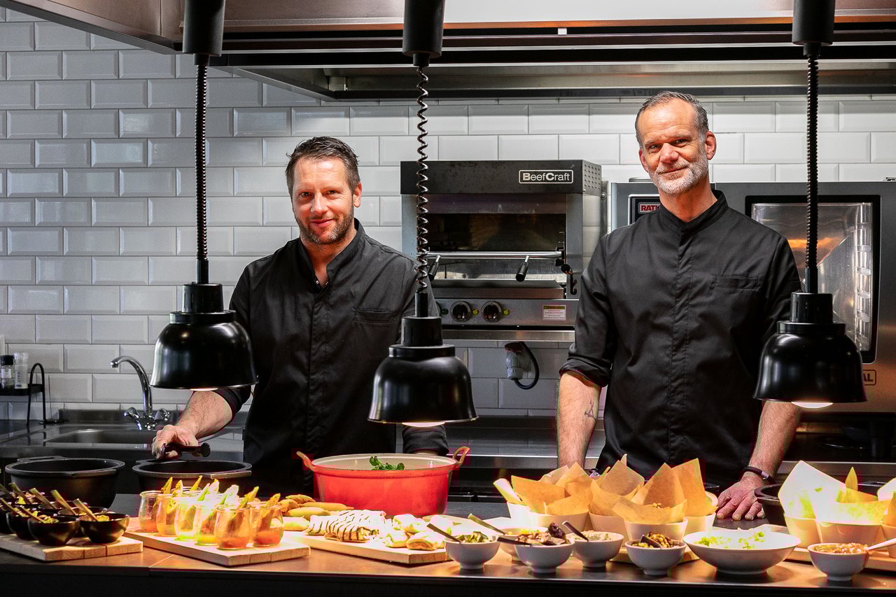 Live cooking in Restaurant Rexdaelder