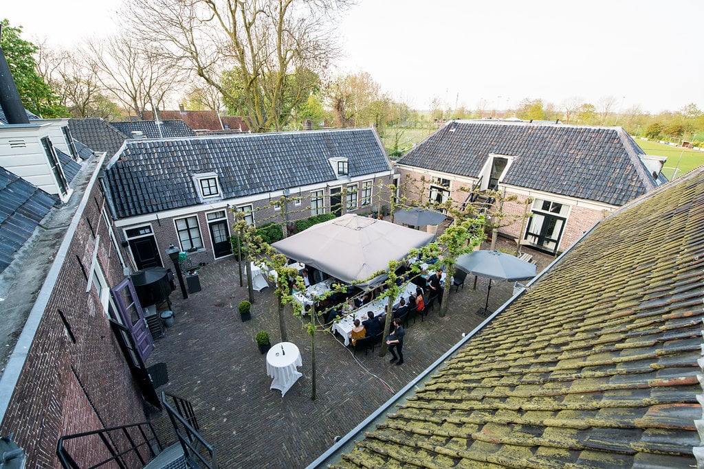 Binnenplaats Het Broeker Huis –  diner in de open lucht