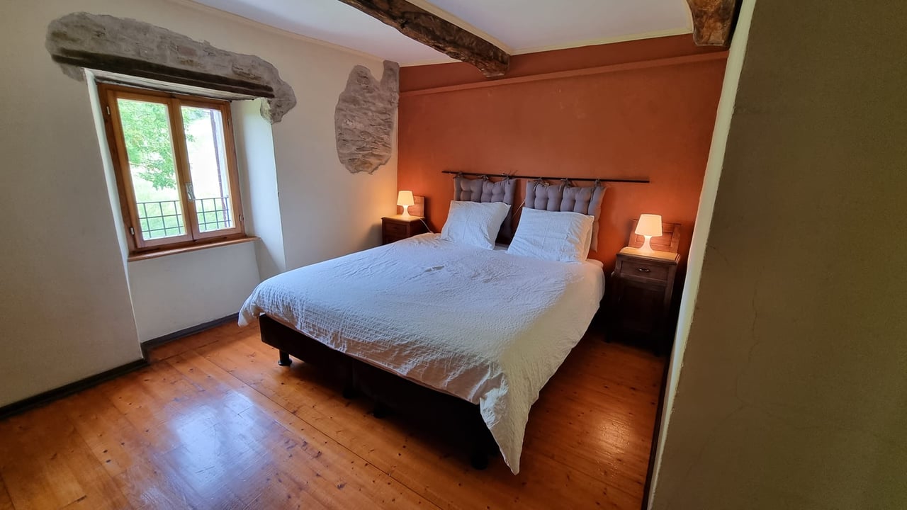 Eerste slaapkamer in Casa Ines
