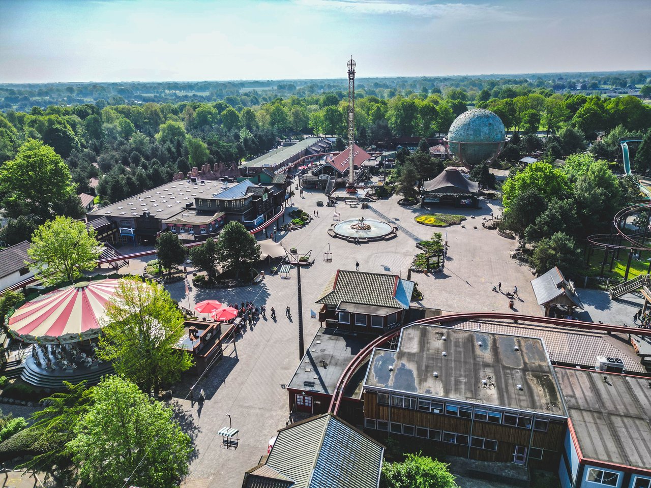 Fonteinplein - Luchtfoto