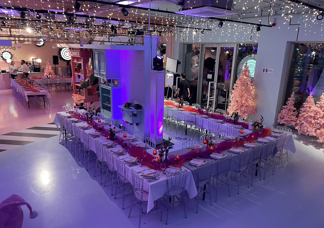 Seated diner