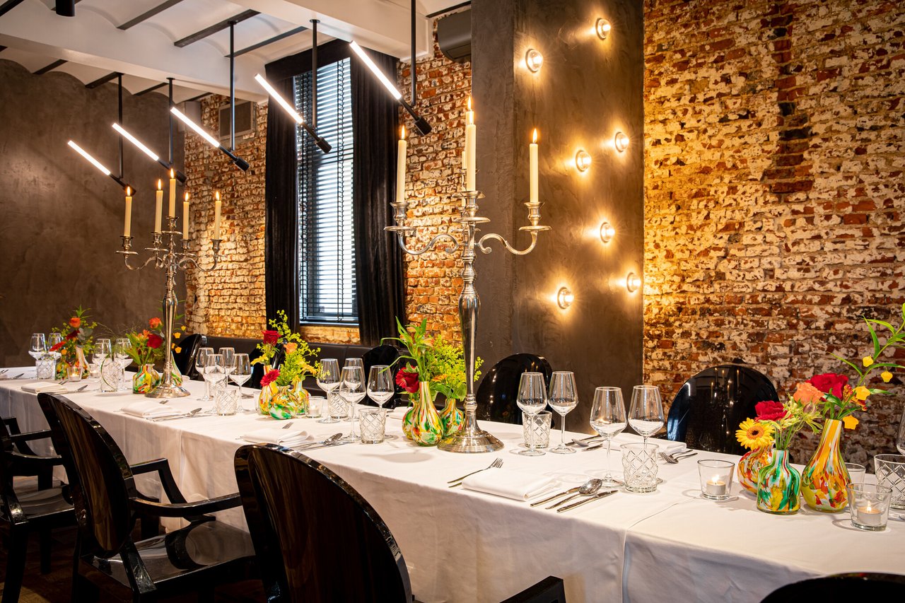 Dinersetting in de Kapelzaal
