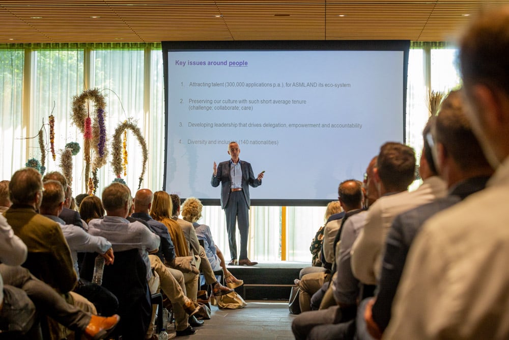 Conferentie in het paviljoen