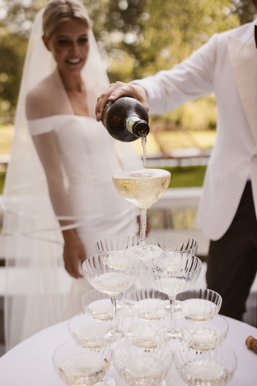 Champagne toren