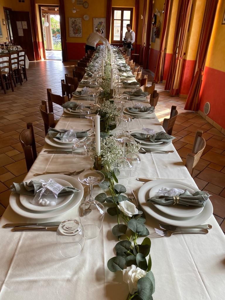 Opmaak van de tafels voor het diner (1)