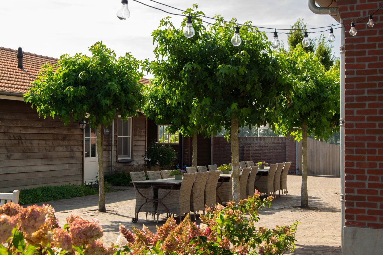 Sfeerbeeld binnenplein Wertemerhoeve