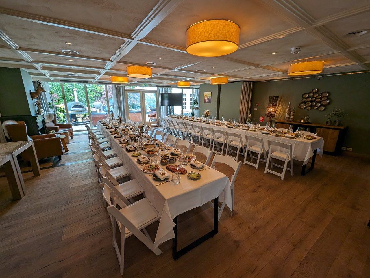 Herenkamer - Lange tafel diner