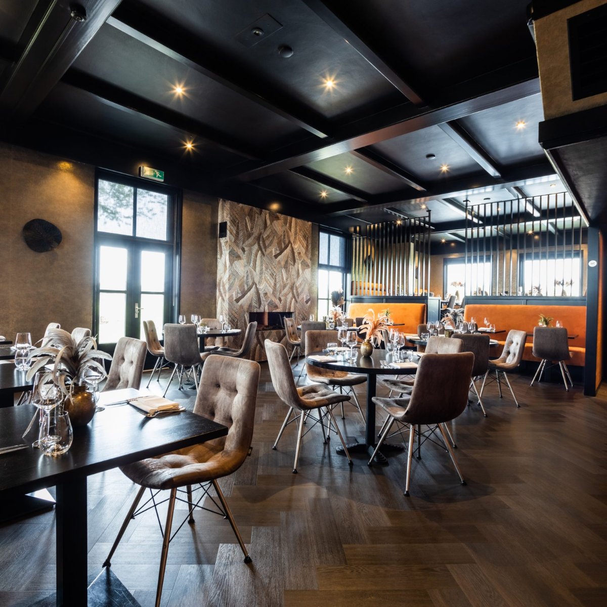 Stijlvol restaurantinterieur Bij de Engel
