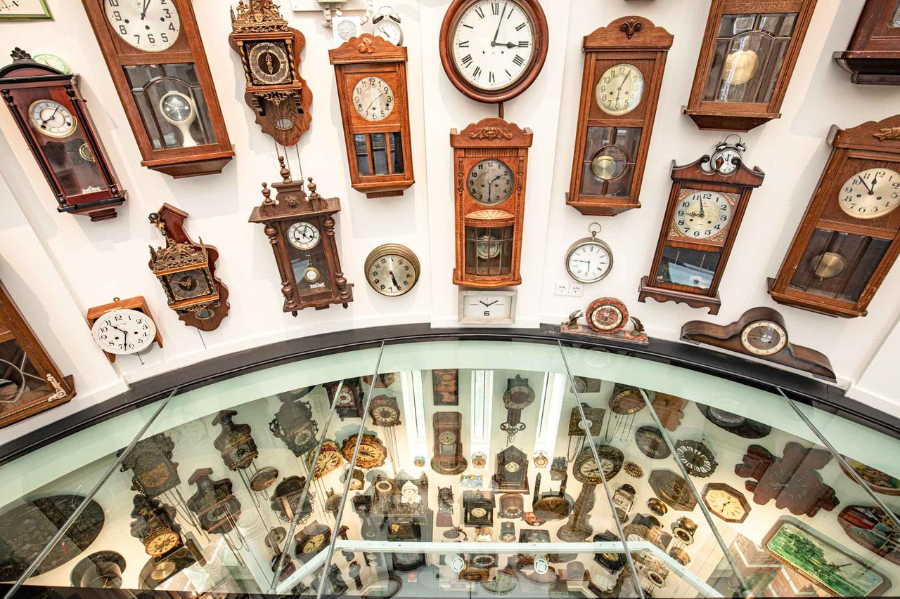 Glass floor in The Clock Tower