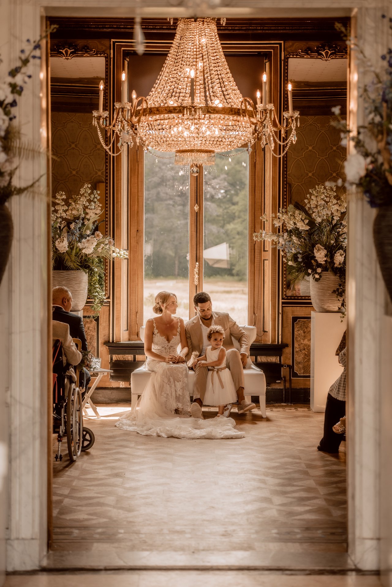 Binnen trouwen Grote Salon