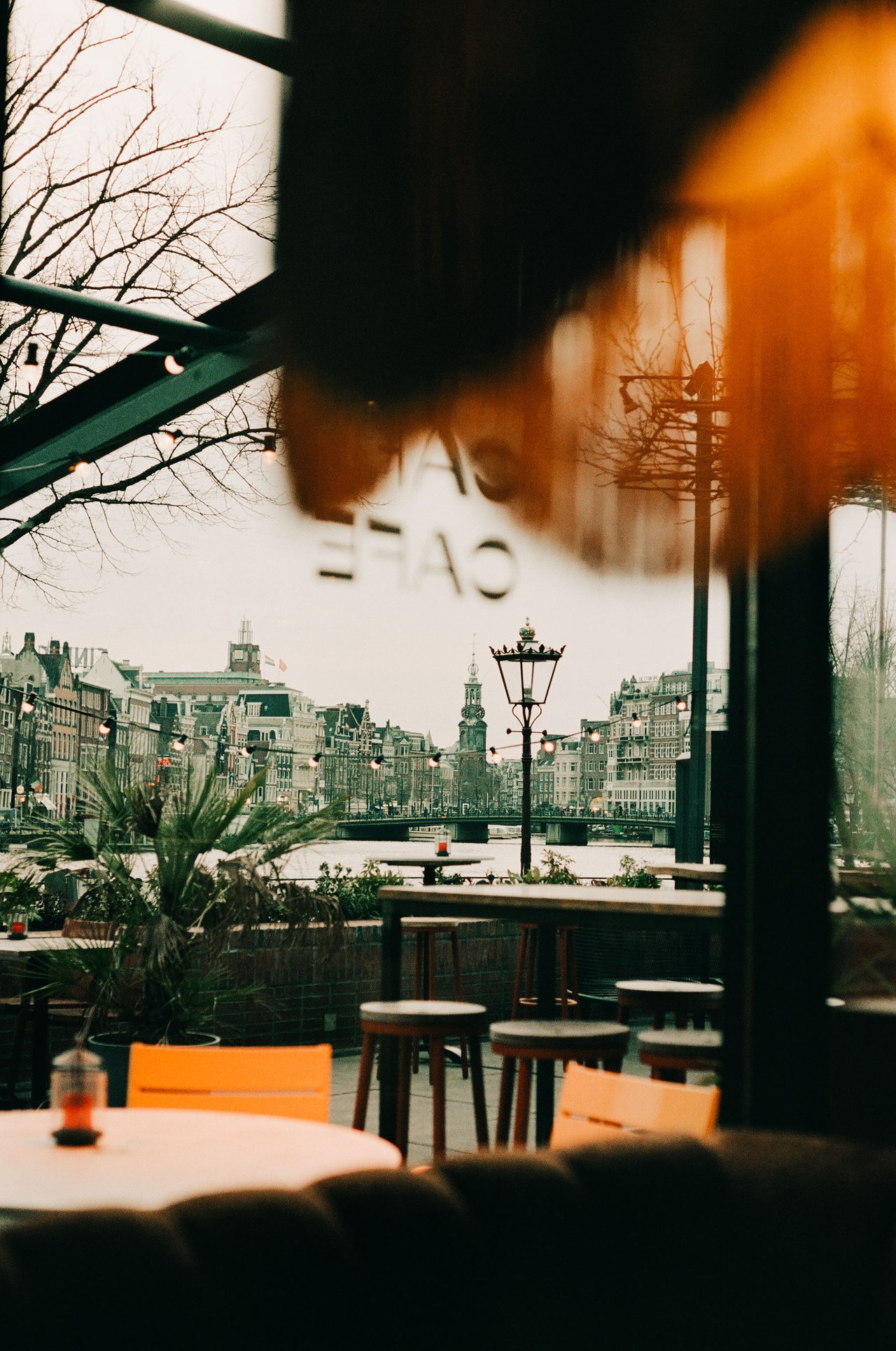 Terras met uitkijk op de Munttoren 