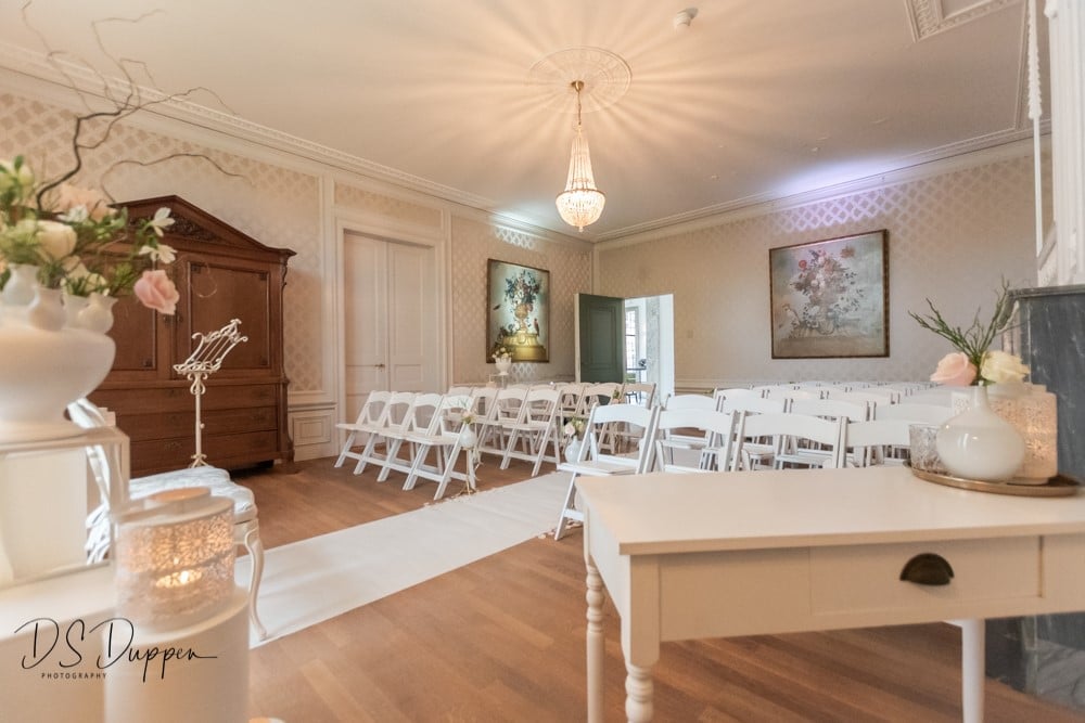 Buitenplaats Beeckestijn ceremonieopstelling