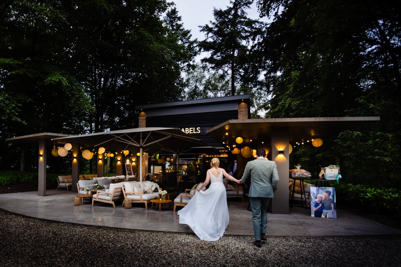 Bruidspaar locatie Kabels