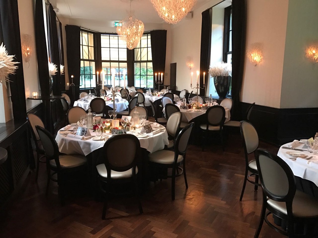 Tuinzaal diner of lunch