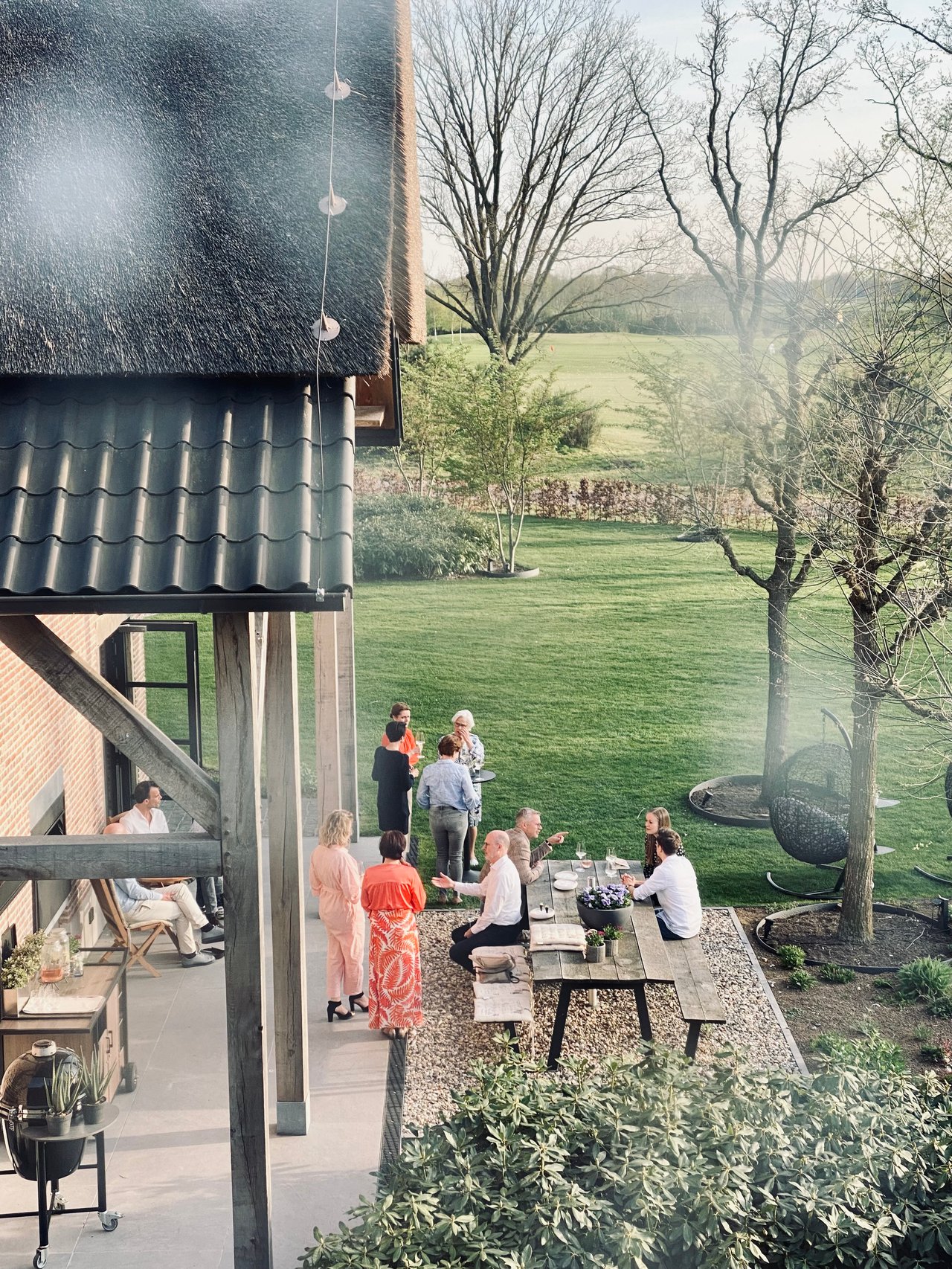 Fijne picknick plek in de tuin